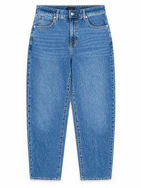 Talbots Womens 6 Blue High Waist Relaxed Jeans NWT
